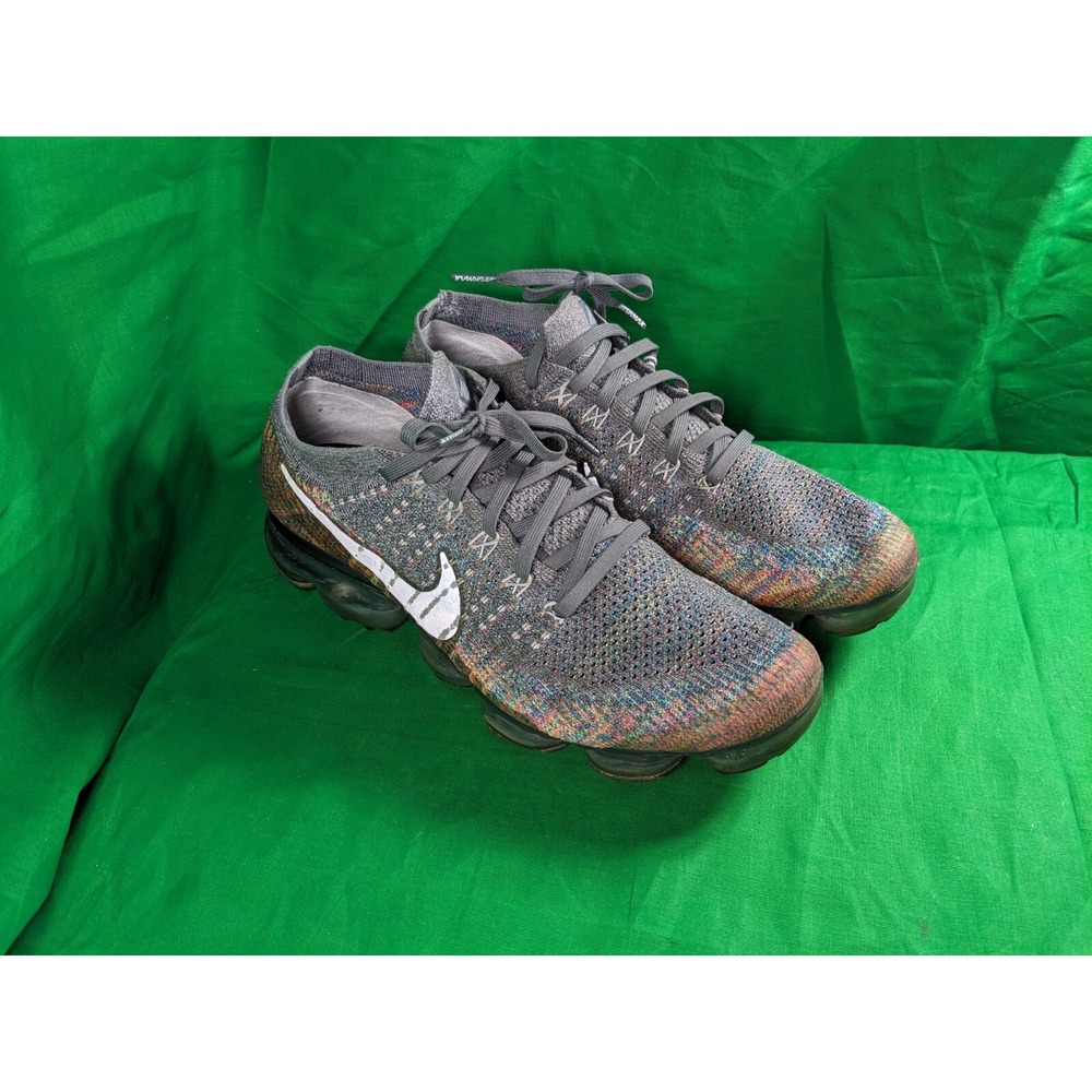 Nike Air VaporMax Silver Grey Athletic Sneakers Mens Size 9 849558-019